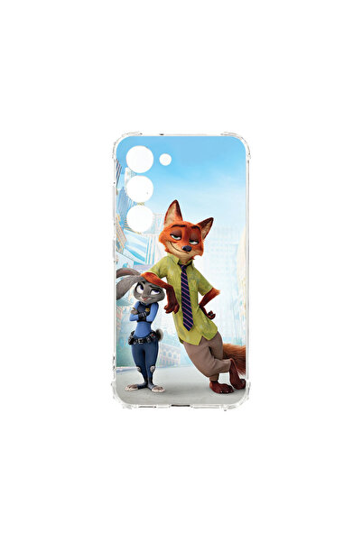 bestcase Husă Antișoc pentru Samsung Galaxy S21 FE, Lup și iepure, 1118479 AS...