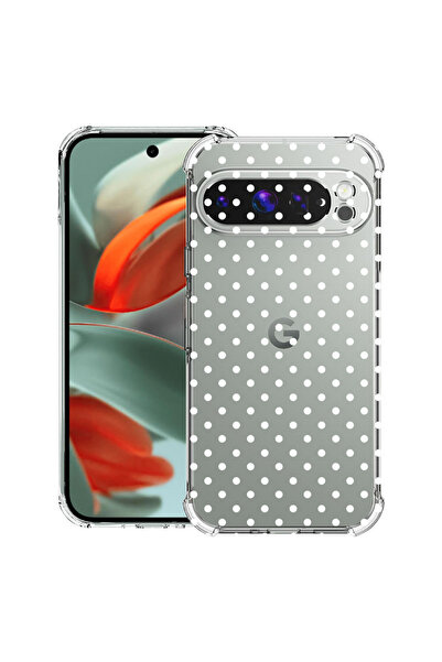 bestcase Husă Antișoc pentru Google Pixel 10 / Pixel 10 Pro, Buline Albe, 311...