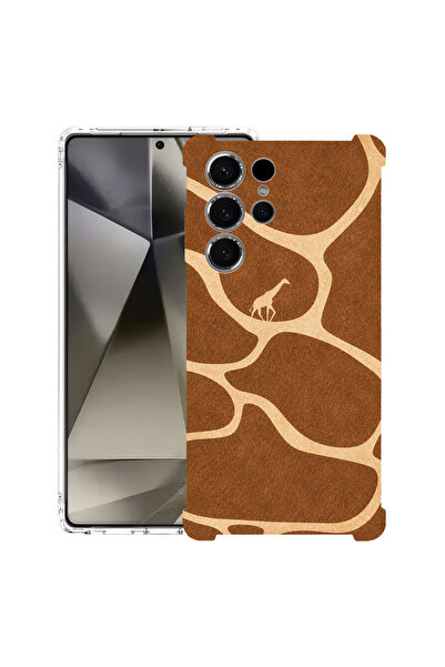 bestcase Husă Antișoc pentru Samsung Galaxy S24 Ultra, Model Girafă, 1805841 ...