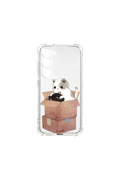 bestcase Husă Antișoc pentru Samsung Galaxy S21 FE, Pisici se joacă într-o cu...