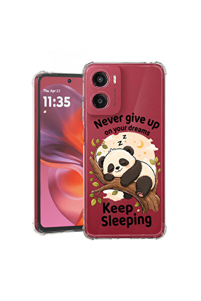 bestcase Husă Anti Shock Case For Motorola Moto G05 / Moto E15, Never Give Up...