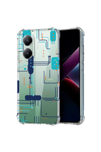 bestcase Αντικραδασμική Θήκη για Poco X7 Pro 5G, Πλακέτα Κυκλώματος, 1988230 ...