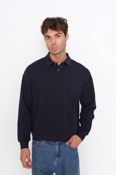 TSCLUB SWEAT POLO YAKA DÜĞMELİ