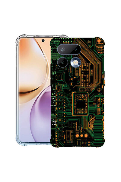 bestcase Αντικραδασμική Θήκη για Realme 16 Pro 5G, Σχέδιο Πλακέτας Κυκλώματος...