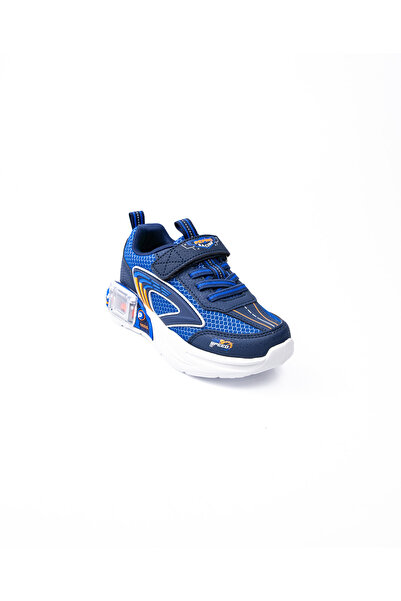 pepino 2440 Sax Blue Boys' Sports Shoes with Car Accessories