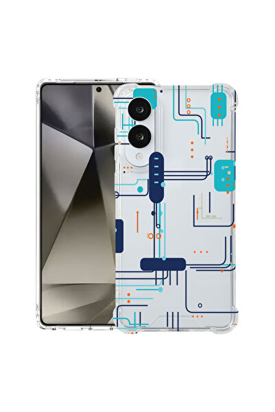 bestcase Husă Antișoc pentru Samsung Galaxy S25 Edge, Placă de circuit, 19882...
