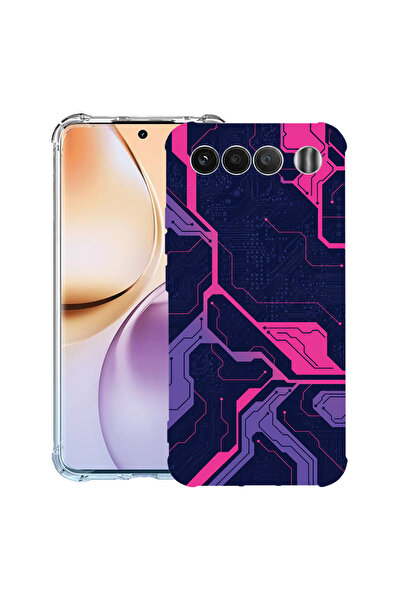 bestcase Αντικραδασμική Θήκη για Realme 16, Σχέδιο Πλακέτας Κυκλώματος, 31567...