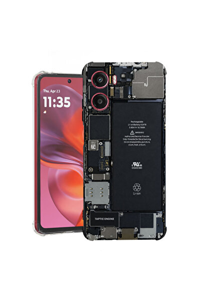 bestcase Husă Anti Shock Case For Motorola Moto G05 / Moto E15, Circuit Board...