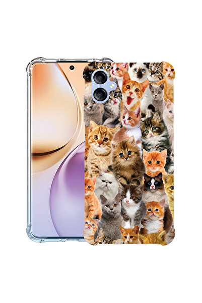 bestcase Αντικραδασμική Θήκη για Samsung Galaxy A06, Πραγματικές Γάτες, 19882...