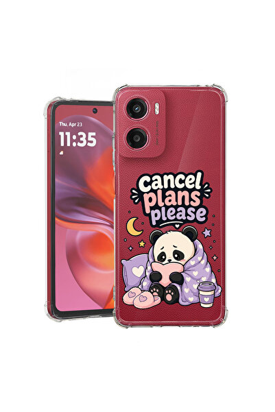 bestcase Husă Anti Shock Case For Motorola Moto G05 / Moto E15, Sweet Panda, ...