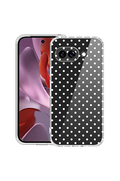 bestcase Husă Antișoc pentru Google Pixel 10a, Buline Albe, 3128359 AS 2135