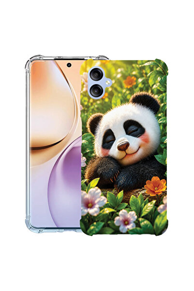 bestcase Husă Anti Shock Case For Samsung Galaxy A06, Panda in Flowers, 19882...