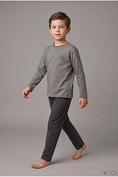 SEASOUL Erkek Çocuk Bambu Pijama Set