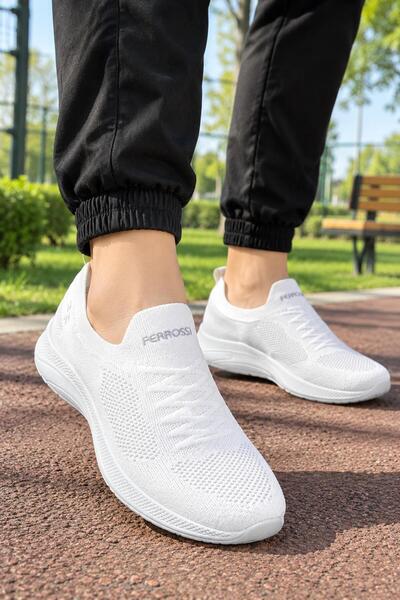 AZE STEP Unisex Ferrossa White Lightweight Daily Walking and Sports Shoes Sne...