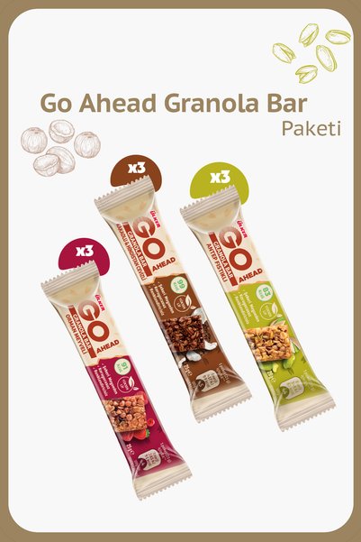 Ülker GO AHEAD Granola Bar Tanışma Paketi