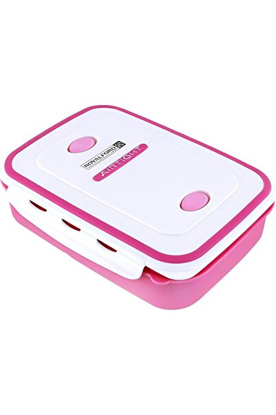 ROYALFORD Air Tight Lunch Box Pink, Multi