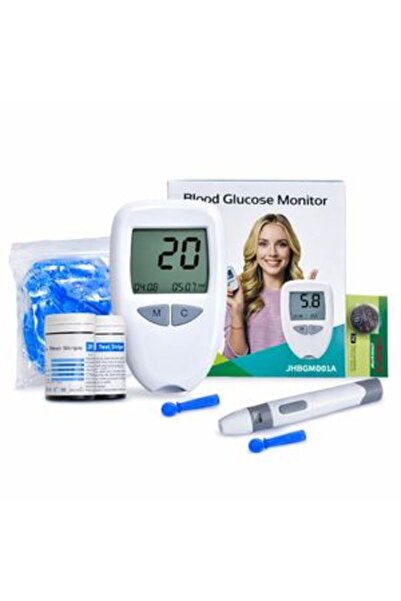 NO BRAND Glucometru pentru Măsurarea Glicemiei, Monitor pentru Glicemie, 50 B...