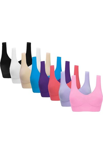 Vermilion Bird womens Padded Sports Bra (pack of 3)