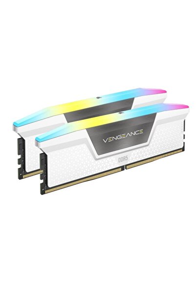 Corsair Vengeance RGB DDR5 16GB (2x8GB) 5200MT/s CL40 1.25V XMP & EXPO Alb