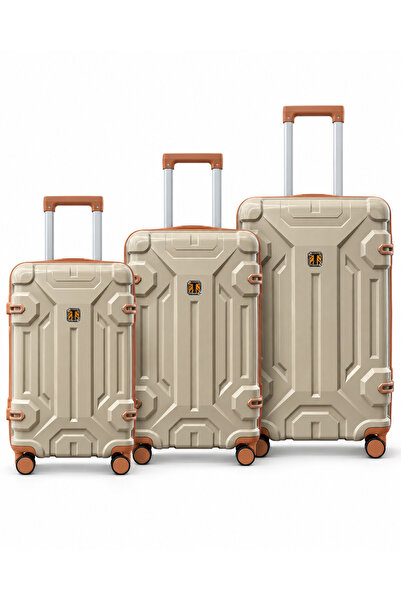 Generic Brand Polypropylene Hard Shell Trolley Suitcase, Unbreakable Travel L...