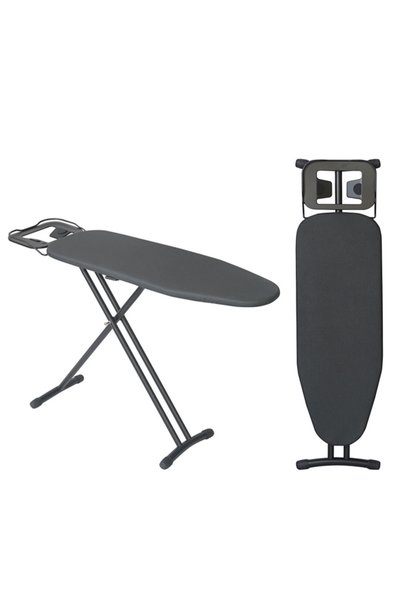 Generic Brand Folding Ironing Board 36 x 12 Inch with Iron Rest, Compact Portable Ironing Table, Sturdy Metal Frame, Black