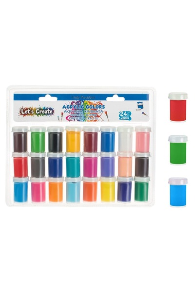 Little President Set de vopsele acrilice - 24 x 20ml flacoane