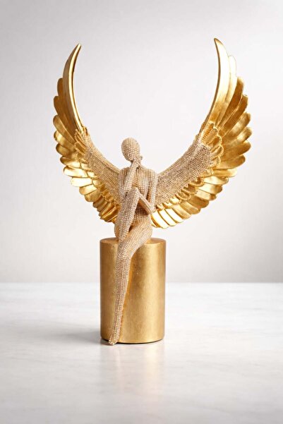 Dumco Figurina Angelica cu Strass Simbol de Protectie si Ghidare DM-QMH20214-...