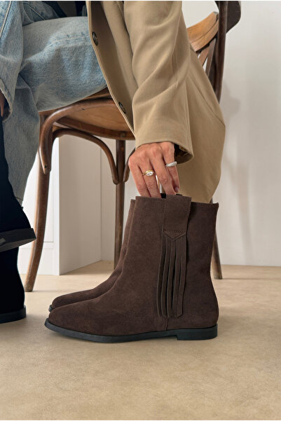 Mupa Shoes Women's Boots Aci Brown Suede