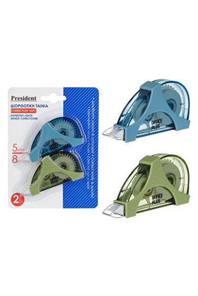 OEM Set bandă corectoare President 8x5mm - 2 bucăți