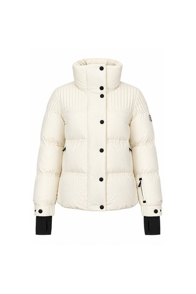 Moncler K20981A00033539X6 Kadın Mont Beyaz