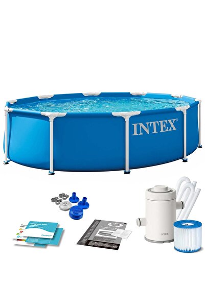 Intex Piscină de grădină cu cadru 305 x 76 cm 9-în-1 28202ND