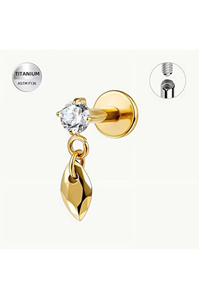 Funny Party Shop Piercing Labret din titan F136, pentru Helix/Tragus/Conch cu...