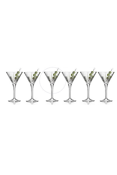 RCR Crystal Set 6 Pahare Martini RCR Timeless 210ml