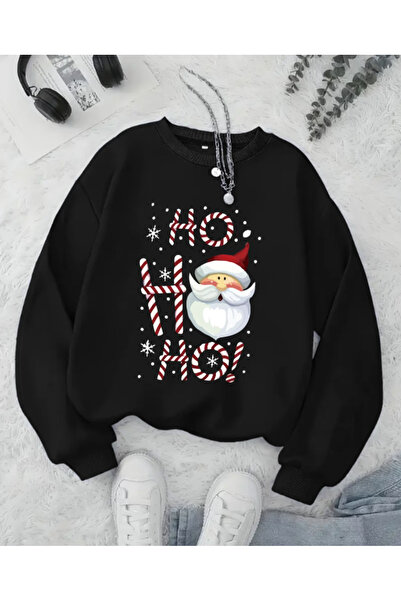 one button Unisex ženska/muška božićna HO HO HO majica sa printom Deda Mraza,...