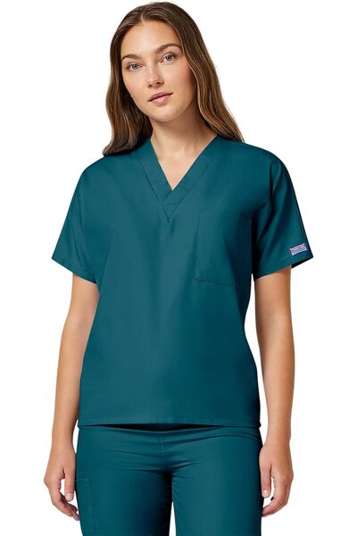 Cherokee Workwear Originals Men & Women Scrubs Top V-Neck Tunic 4777