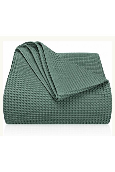 Baveno 100% bumbac 180X220 cm model vafe, lenjerie de pat și husă de canapea