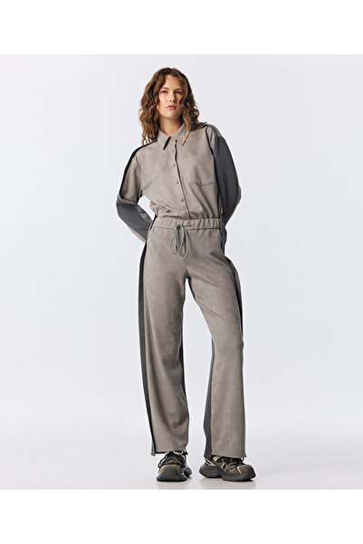 Twist KUMAŞ MIX WIDE LEG PANTOLON