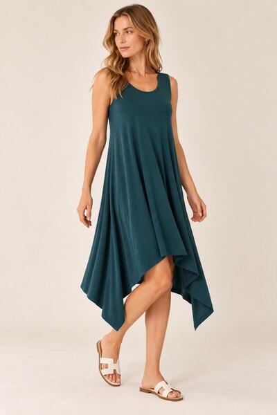 ALEXANDERGARDI Front Asymmetric Dress (B24-460 00)