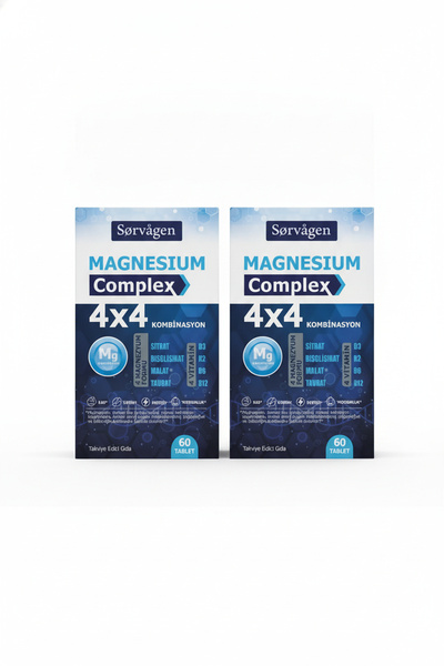 Sorvagen 4X4 Magnesium Complex 60 Tablets Set of 2