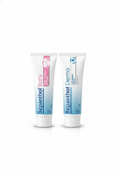 Bepanthol Baby Rash Ointment 100 g and Derma Skin Care Cream 50 g Set of 2