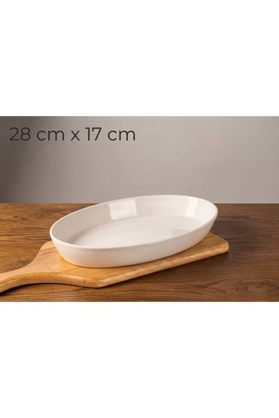 Elista Lumina Oval Porcelain Presentation Bowl / Serving Plate 28*17 cm