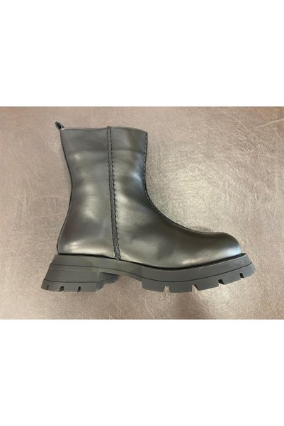 MARCO ROCCO Genuine Leather and Fur Zippered Boots Women's Shoes