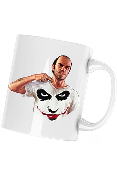 INOVATIX Кана Joker GTA Trevor Fortnite Gamer, бяла, 330 мл