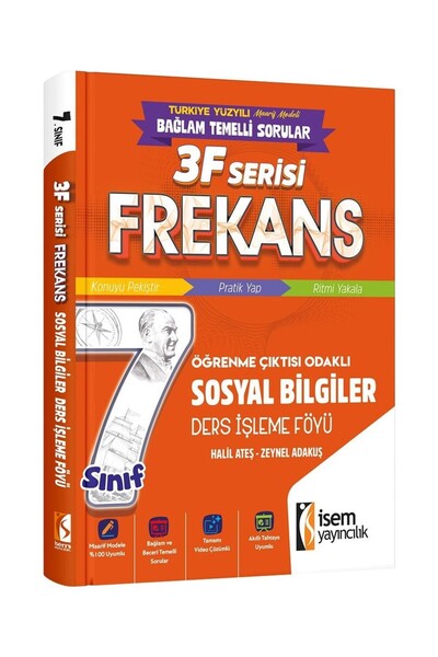 İsem Yayıncılık İsem Yayınları 7.Sınıf Frekans Sosyal Bilgiler Ders İşleme Föyü