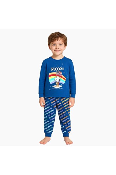 Trucare Boys Peanuts Kids Boys Full Sleeve Snoopy Nightwear Pajama Set (pack ...