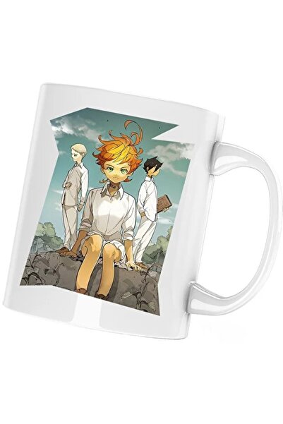 INOVATIX Cana The Promised Neverland Emma Ray Norman Zid, albastru, 330 ml