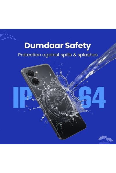 TECNO سبارك جو 3، شاشة سلسة 6.75 بوصة بتردد 120 هرتز، بطارية 5000 مللي أمبير، ذاكرة وصول عشوائي 4 جيجابايت + تخزين 64 جيجابايت، كاميرا 13 ميجابكسل، لون أسود حبري