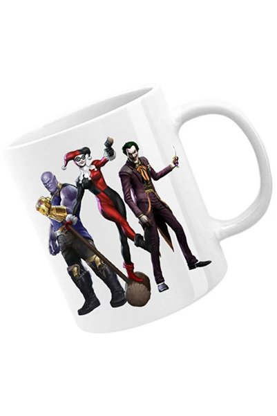 INOVATIX Cana Joker Harley Quinn Femeie Thanos Malefic Poveste din viața real...