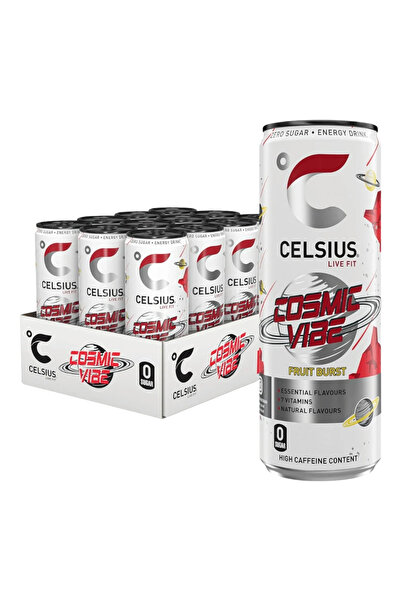 Celsius مشروب طاقة سلسيوس كوزميك فايب فواكه 355مل كرتون 12 حبة - energy drink...