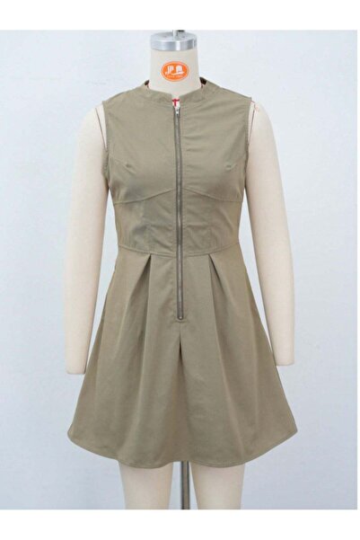 Sheya Rochie mini, kaki